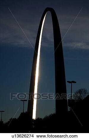 Gateway Arch, the Jefferson National Expansion Memorial View Large Photo Image Picture - Gateway Arch, the Jefferson National Expansion Memorial. Fotosearch