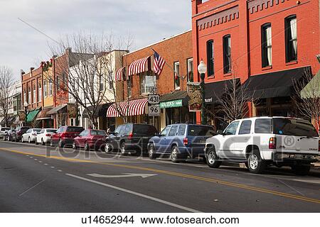 Historic Main Street, Franklin, Tennessee View Large Photo Image Picture - Historic Main Street, Franklin, Tennessee. Fotosearch