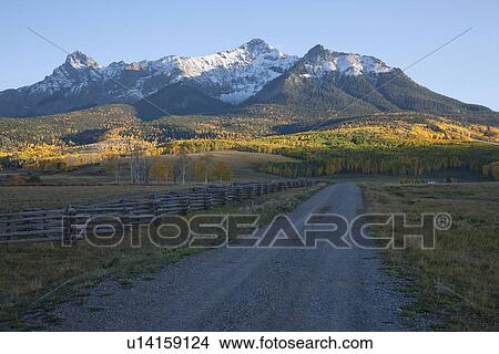 Picture - Last Dollar Ranch, San Juan Mountains, Hastings Mesa, outside Ridgway, Co. Fotosearch