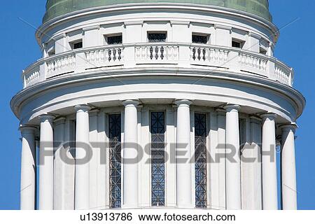 Stock Photograph - Maine State Capitol Building, Augusta Maine. Fotosearch