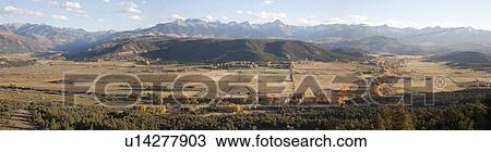 Panoramic aerial view of San Juan Mountains, near Ridgeway, Colorado View Large Photo Image Stock Image - Panoramic aerial view of San Juan Mountains, near Ridgeway, Colorado. Fotosearch