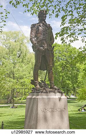 Stock Photo - Statue in Boston Commons. Fotosearch