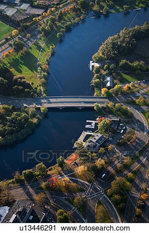 Stock Image - Sunrise Aerials of Boston and New England. Fotosearch