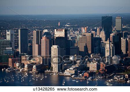 Sunrise Aerials of Boston and New England View Large Photo Image Stock Photography - Sunrise Aerials of Boston and New England. Fotosearch