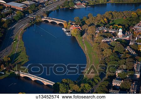 Sunrise Aerials of Charles River, of Cambridge, Boston and New England View Large Photo Image Picture - Sunrise Aerials of Charles River, of Cambridge, Boston and New England. Fotosearch