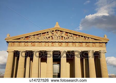 Stock Photograph - The Parthenon, Centennial Park, Nashville, Tennessee. Fotosearch