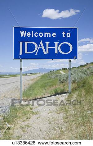 Welcome to Idaho View Large Photo Image Stock Photograph - Welcome to Idaho. Fotosearch