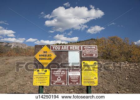 Picture - You are here - road signs. Fotosearch