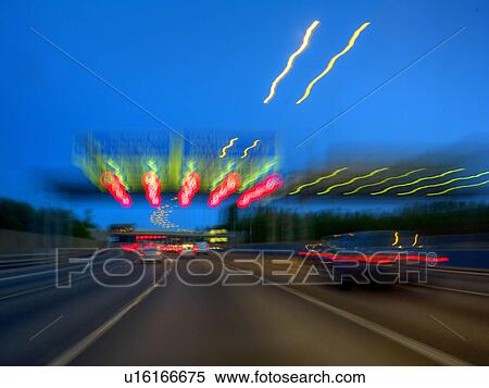Blurred view of traffic on highway View Large Photo Image Stock Photography - Blurred view of traffic on highway. Fotosearch