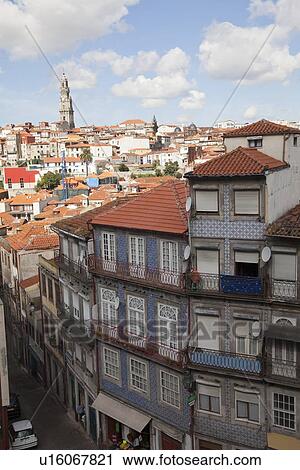 Stock Image - Building and cityscape, Porto, Portugal. Fotosearch
