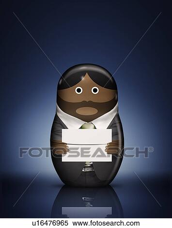 Businessman Russian doll with envelope View Large Photo Image Stock Photography - Businessman Russian doll with envelope. Fotosearch