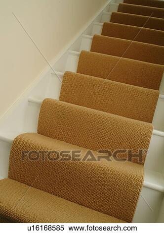 Stock Photography - Carpet on stairs. Fotosearch