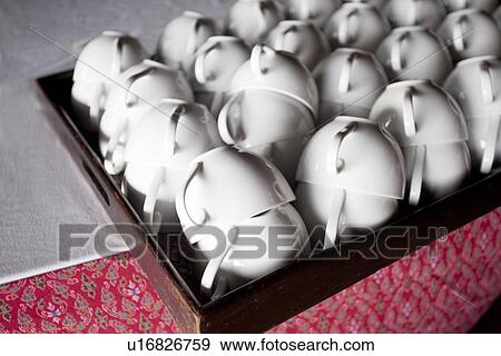 Close up of stacked tea cups View Large Photo Image Stock Photo - Close up of stacked tea cups. Fotosearch