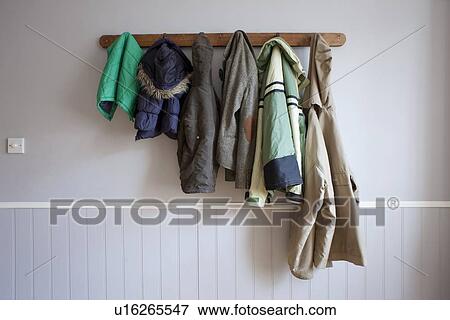 hanging coat rack