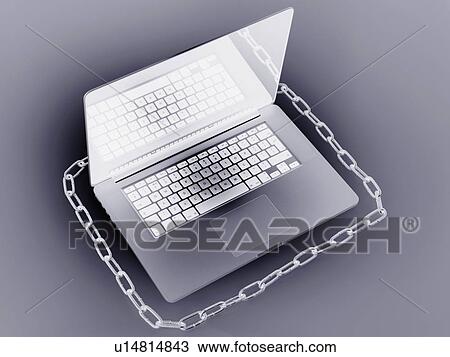 Inverted image of chain and laptop computer View Large Photo Image Stock Image - Inverted image of chain and laptop computer. Fotosearch
