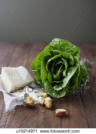 Lettuce, Parmesan cheese, and croutons View Large Photo Image Stock Image - Lettuce, Parmesan cheese, and croutons. Fotosearch