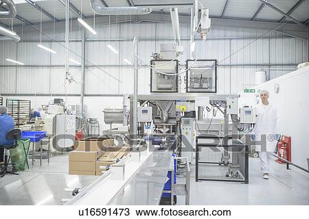 Machinery in biscuit factory View Large Photo Image Stock Image - Machinery in biscuit factory. Fotosearch