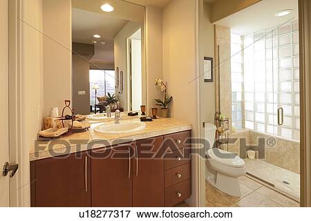 Classic Bathroom View Large Photo Image Stock Photo - Classic Bathroom. Fotosearch