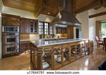 Classic Kitchen View Large Photo Image Stock Image - Classic Kitchen. Fotosearch