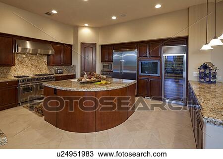 Classic Kitchen View Large Photo Image Stock Image - Classic Kitchen. Fotosearch