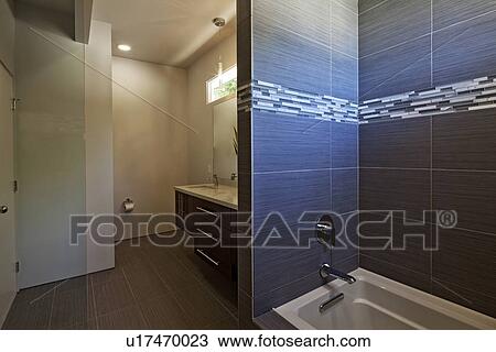 Empty bathroom of luxury house View Large Photo Image Stock Image - Empty bathroom of luxury house. Fotosearch