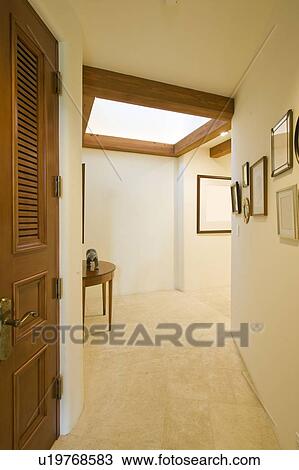 Empty hallway in house View Large Photo Image Stock Image - Empty hallway in house. Fotosearch