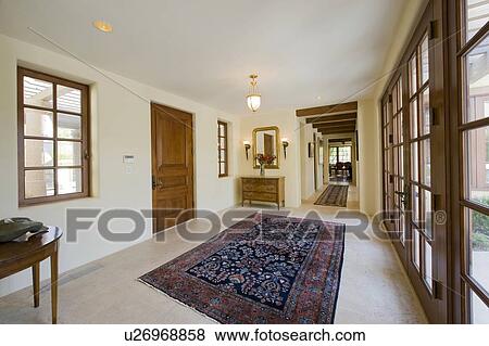 Stock Photo - Empty hallway in house. Fotosearch
