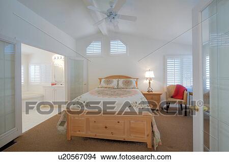 Picture - Interior of Bedroom. Fotosearch