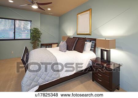 Stock Photo - Interior of Bedroom. Fotosearch