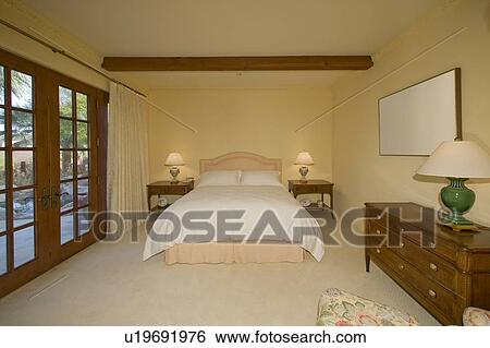 Stock Photograph - Interior of Bedroom. Fotosearch