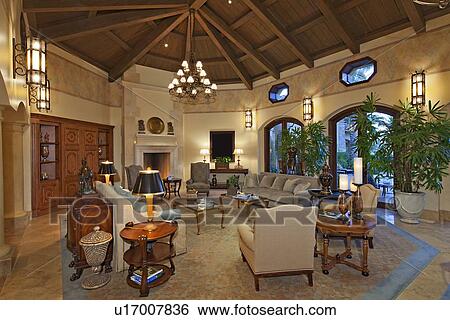 Living room View Large Photo Image Stock Photograph - Living room. Fotosearch