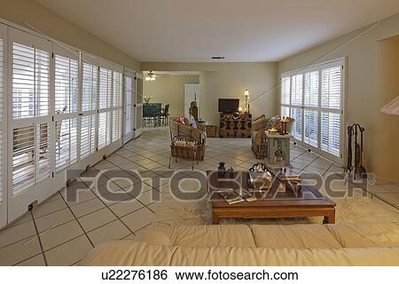 Stock Photograph - Living room. Fotosearch