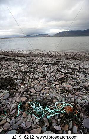 Rubbish on shore with water in background View Large Photo Image Stock Image - Rubbish on shore with water in background. Fotosearch