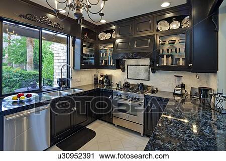 Small home luxury kitchen View Large Photo Image Stock Image - Small home luxury kitchen. Fotosearch