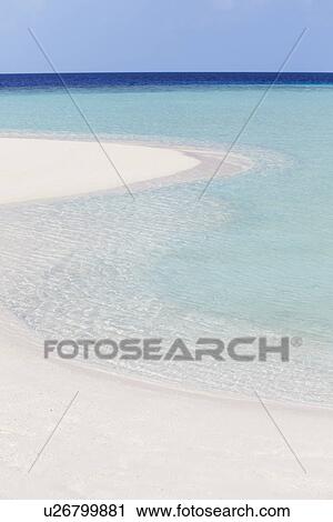 Beautiful Deserted Tropical Beach View Large Photo Image Stock Image - Beautiful Deserted Tropical Beach. Fotosearch