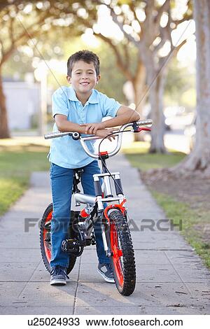 Boy Riding Bike On Path View Large Photo Image Stock Image - Boy Riding Bike On Path. Fotosearch