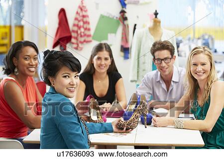 Meeting In Fashion Design Studio View Large Photo Image Stock Image - Meeting In Fashion Design Studio . Fotosearch
