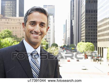 Portrait Of Businessman Outside Office View Large Photo Image Picture - Portrait Of Businessman Outside Office. Fotosearch