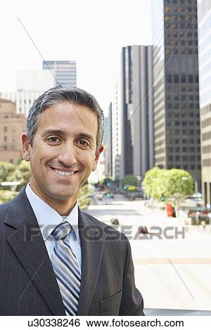 Portrait Of Businessman Outside Office View Large Photo Image Stock Photograph - Portrait Of Businessman Outside Office. Fotosearch