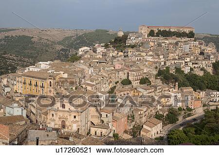 Aerial view of Ragusa Ibla, Sicily, Italy View Large Photo Image Stock Image - Aerial view of Ragusa Ibla, Sicily, Italy. Fotosearch