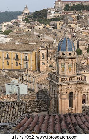Aerial view of Ragusa Ibla, Sicily, Italy View Large Photo Image Stock Image - Aerial view of Ragusa Ibla, Sicily, Italy. Fotosearch
