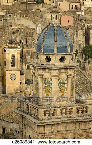 Aerial view of Ragusa Ibla, Sicily, Italy View Large Photo Image Stock Image - Aerial view of Ragusa Ibla, Sicily, Italy. Fotosearch