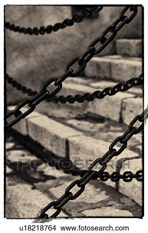 Picture - Castellammare al Golfo stairway detail, Sicily, Italy. Fotosearch