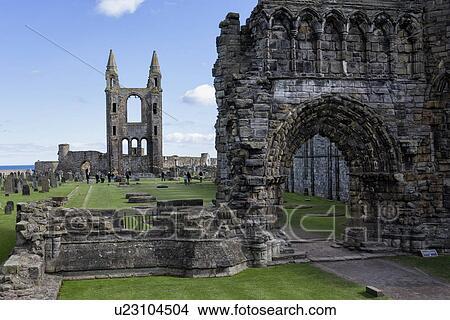 Cathedral ruins, St. Andrews, Scotland View Large Photo Image Picture - Cathedral ruins, St. Andrews, Scotland. Fotosearch
