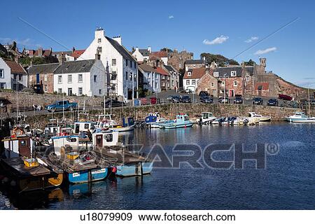 Crail harbour, Scotland View Large Photo Image Stock Photo - Crail harbour, Scotland. Fotosearch