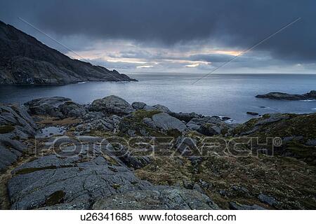 Early morning at Nosfjord, Lofoten Islands, Norway View Large Photo Image Stock Photography - Early morning at Nosfjord, Lofoten Islands, Norway. Fotosearch