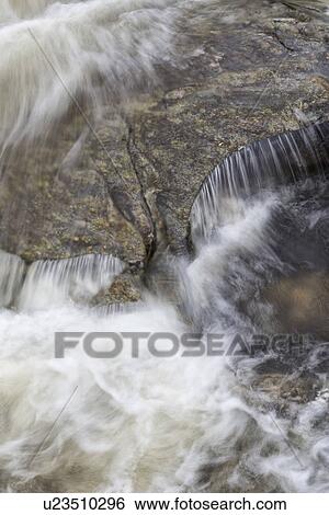 Stock Photograph - Flowing waters of Glen Orchy, Scotland. Fotosearch