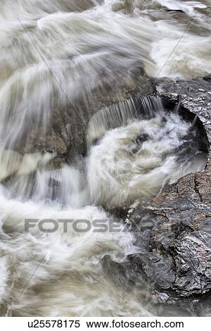 Stock Photography - Flowing waters of Glen Orchy, Scotland. Fotosearch