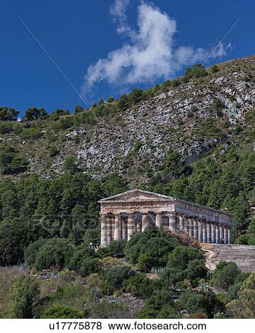 Greek Temple at Segesta, Sicily, Italy View Large Photo Image Stock Photo - Greek Temple at Segesta, Sicily, Italy. Fotosearch