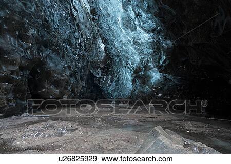 Ice cave at Skaftafell, Iceland View Large Photo Image Stock Photo - Ice cave at Skaftafell, Iceland. Fotosearch